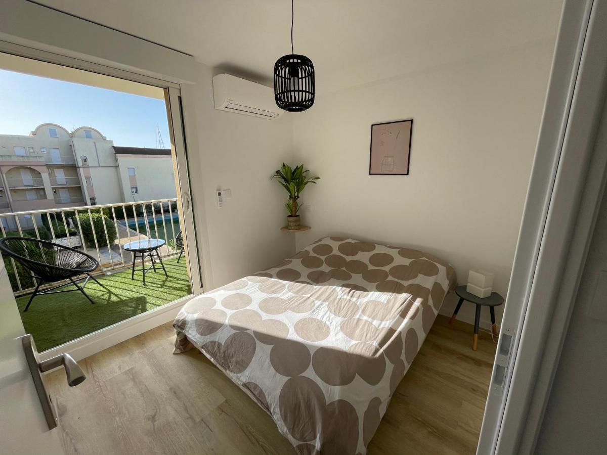 Ferienwohnung T3 Expo Sud-Est - Parking - Piscine - Clim - Wifi Gruissan Exterior foto